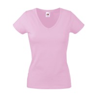 T-shirt Lady-Fit Value Weight scollo a V