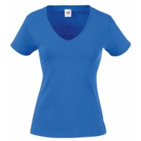 T-shirt Lady-Fit Value Weight scollo a V